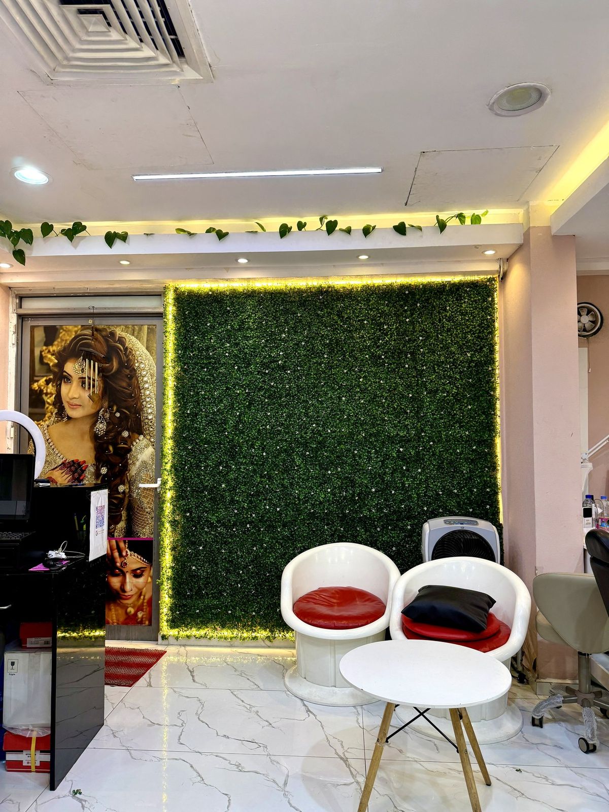 Private treatment area at Dreams Flower Beauty Salon, Al Karama