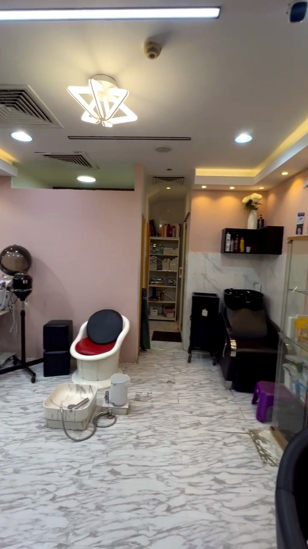 Treatment corner at Dreams Flower Beauty Salon, Al Karama